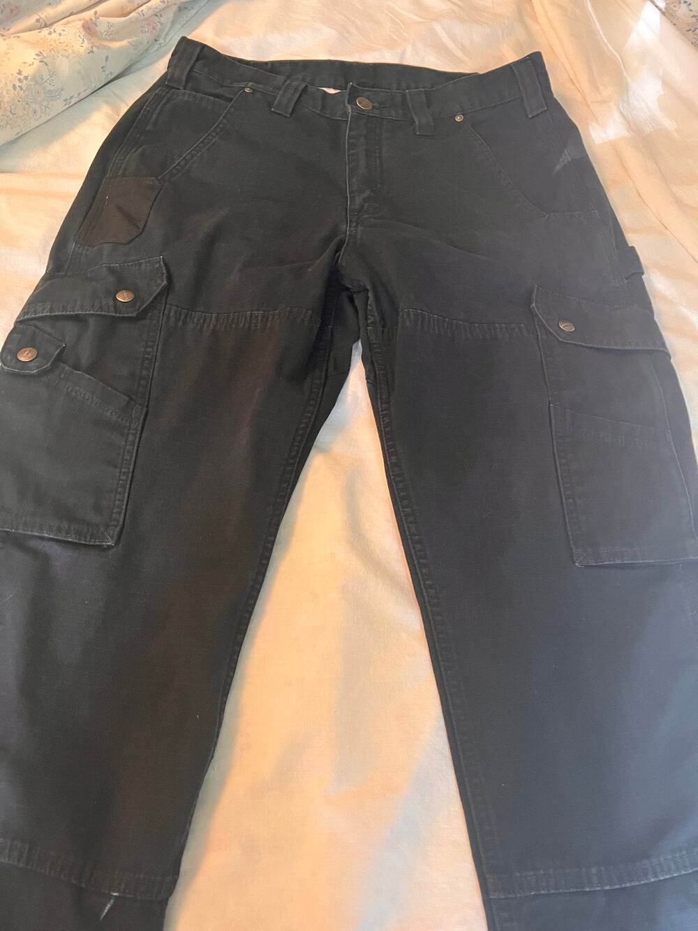 Carhartt B342 r cotton ripstop relax fit cargo work pants carpenter mens 32x30